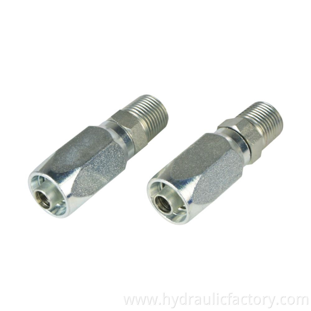 Male Npt Reusable Hydraulic Fitting